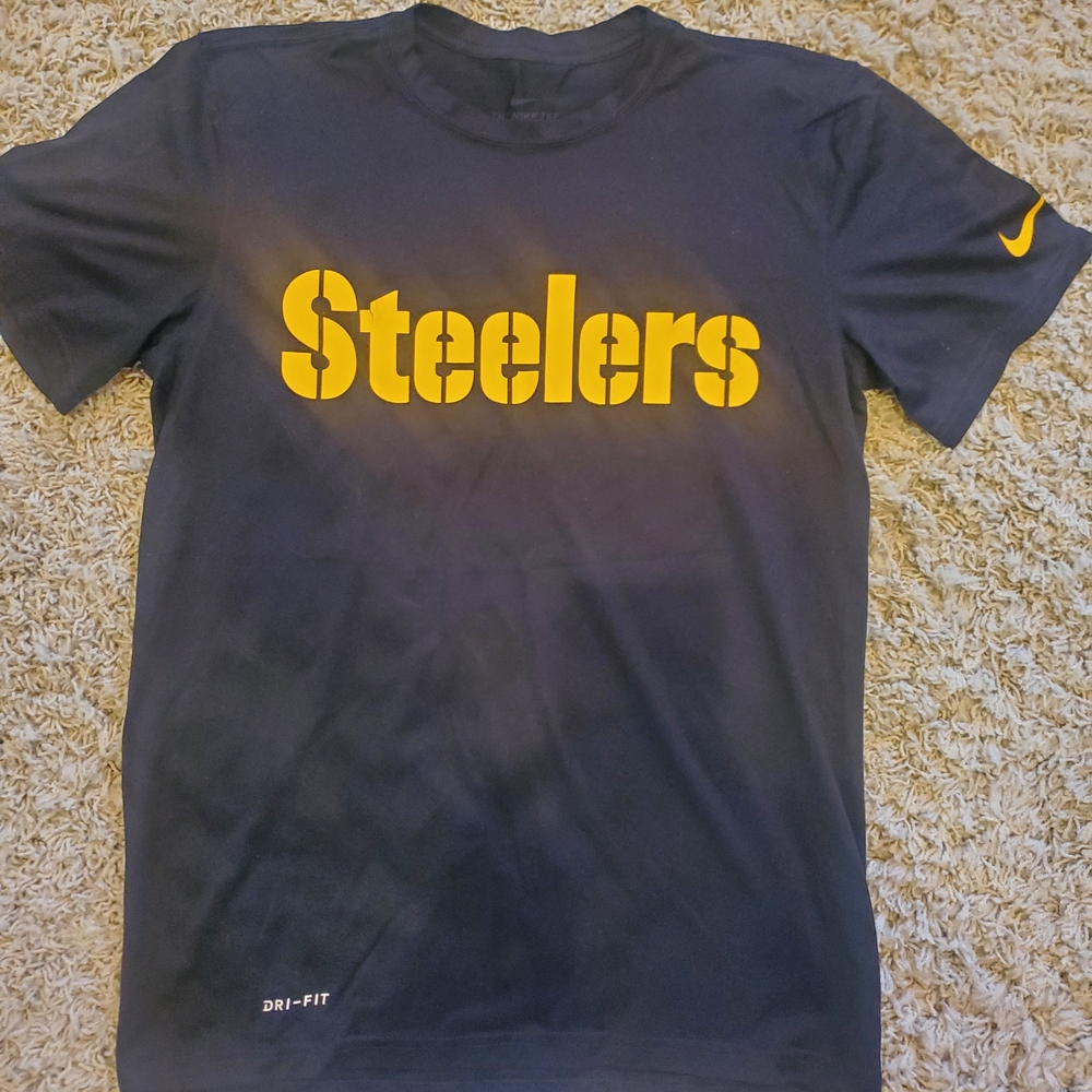 Nike Black and Yellow Steelers Tee